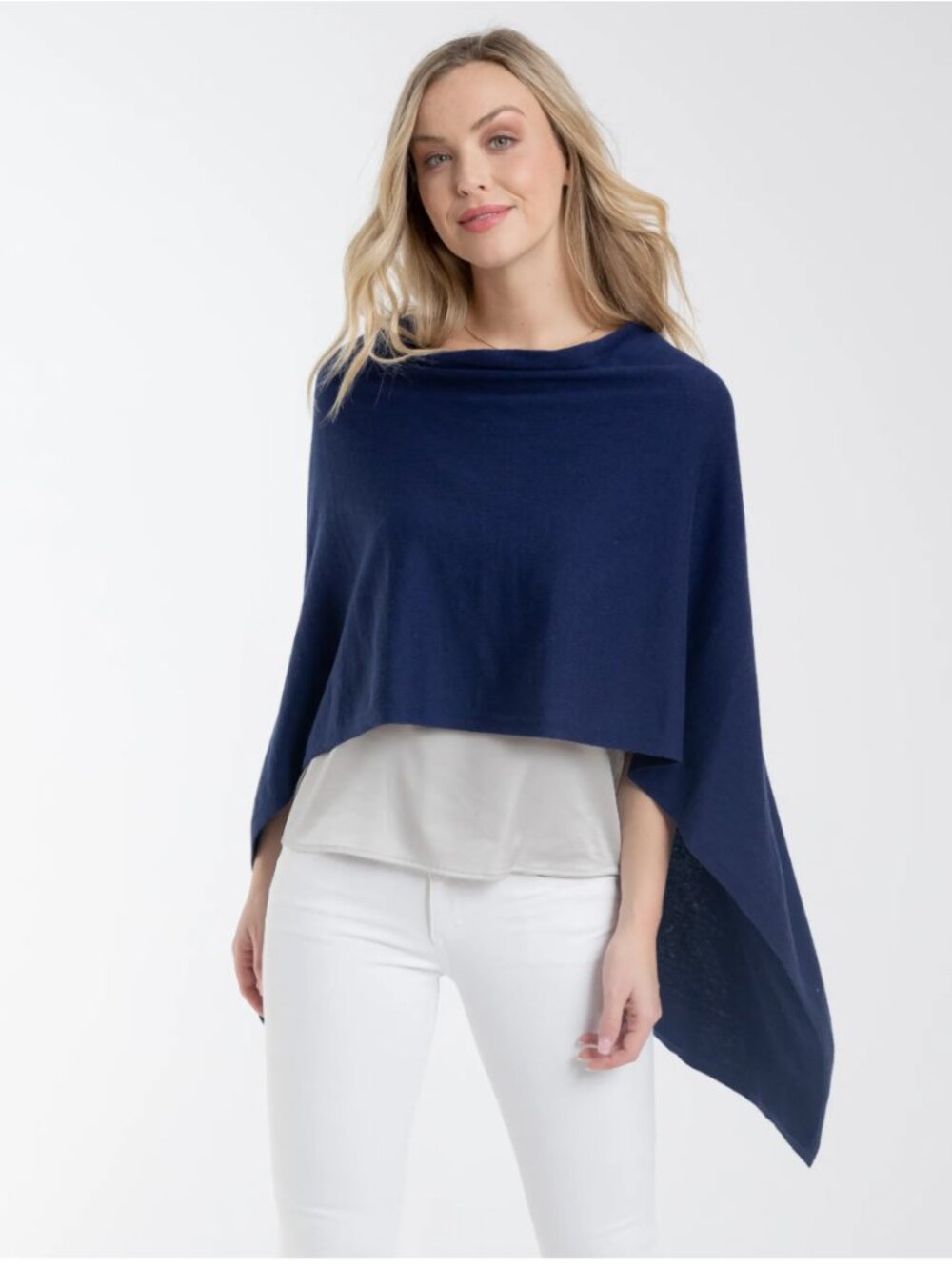 Caroline Grace Cotton Cashmere Trade Wind Dress Topper One Size